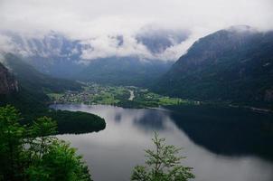 lago hallstatt de cima foto