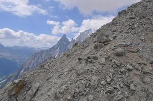 mont blanc no vale dos aosta foto