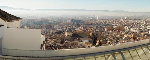 vista panorâmica da cidade de granada foto