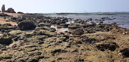 praia da muralha de porto xerez foto