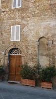 vista da cidade de san quirico d orcia foto