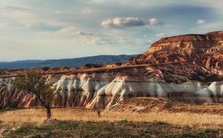 incrível pôr do sol sobre a capadócia. Peru. Europa foto