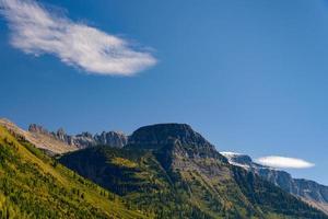 vista panorâmica do parque nacional glaciar foto