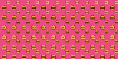 imagem de fundo fastfood vários alimentos foto