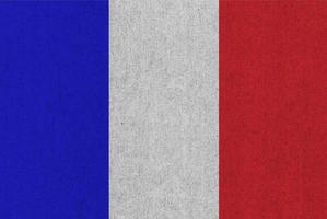bandeira francesa da frança plano de fundo texturizado foto