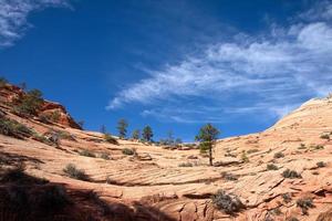 zion cloudscape no outono foto