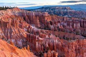 vista panorâmica do cânion de bryce foto