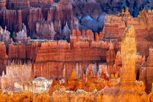 hoodoos espetaculares no Bryce Canyon foto