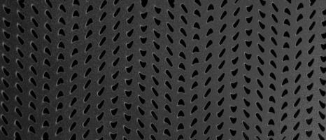 padrão de pontos sem costura de onda de grade de metal preto. textura de fundo padrão de malha foto