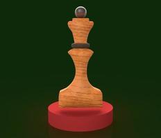 peça de xadrez 3d foto
