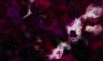 espaço com nuvens cósmicas ou a via láctea cheia de estrelas coloridas no céu. galáxia com nuvens. nebulosas ou galáxias. viagem ao espaço. nuvens ou gás colorido. renderização 3D. foto