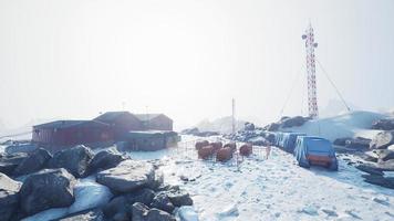 bases antárticas na península antártica foto