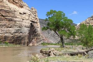 a beleza cênica do colorado. belas paisagens dramáticas no monumento nacional dos dinossauros, colorado foto