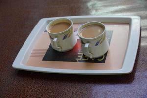imagens de xícara de chá grupo de duas xícaras foto