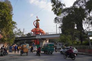 estátua de hanuman karol bagh nova deli foto