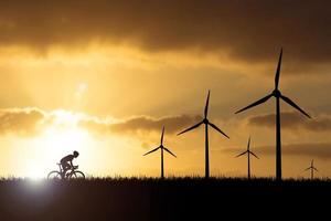 turbinas eólicas geram energia foto