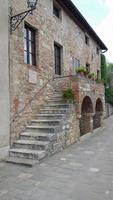 vista da cidade de san quirico d orcia foto