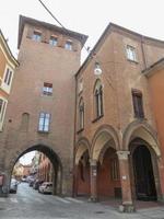 vista da cidade velha de bolonha em emilia romagna itália foto