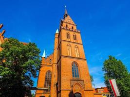 hdr propsteikirche herz jesu igreja em luebeck foto