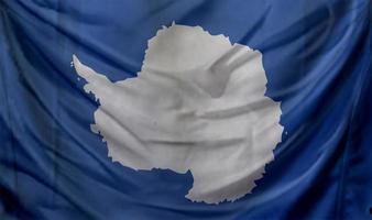 bandeira da Antártida acenando. fundo para design patriótico e nacional foto