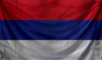 design de onda de bandeira republika srpska foto