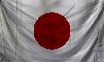 design de onda de bandeira do japão foto