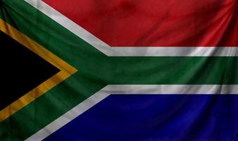 design de onda de bandeira da áfrica do sul foto