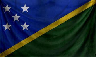 design de onda de bandeira das ilhas salomão foto