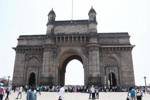 mumbai, índia 17 de março gateway da índia em mumbai, índia. foto