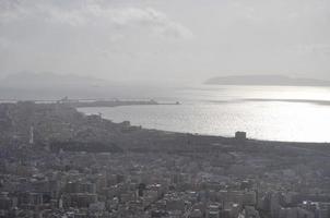 vista aérea de trapani foto