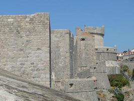 vista da cidade de dubrovnik foto