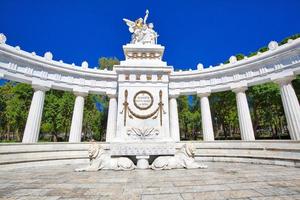 marco benito juarez monumento o hemiciclo juarez na cidade do méxico alameda central park foto