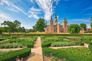 King Garden, o parque mais antigo e mais visitado de Copenhague, localizado na Dinamarca perto do Palácio de Rosenborg foto