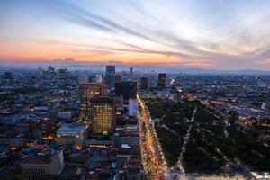 vista panorâmica da cidade do méxico do deck de observação no topo da torre latino-americana torre latinoamericana foto