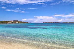 praia de safira em st. ilha de thomas foto