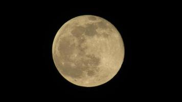 lua cheia no céu noturno. fundo lunar preto. papel de parede com a lua. foto