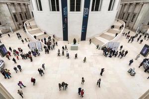 londres, reino unido, 2012. a grande corte no museu britânico foto