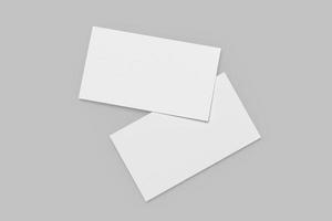 maquetes em branco de cartão de visita