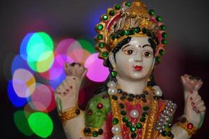 imagem da deusa hindu laxmi foto