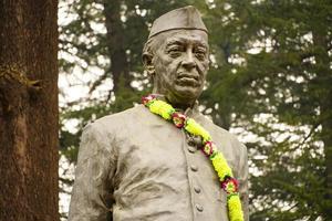 estátua de jawaharlal nehru na índia foto