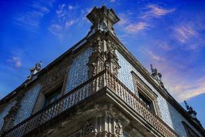 ruas da cidade do méxico no centro histórico perto da praça zocalo foto