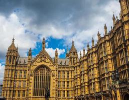 hdr casas do parlamento em londres foto