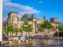 hdr reichstag em berlim foto