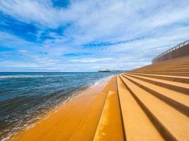 praia de prazer hdr em blackpool foto