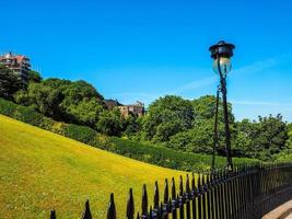 hdr castelo de edimburgo na escócia foto