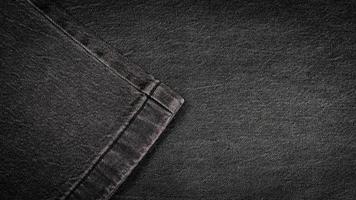 fundo de textura de jeans preto foto