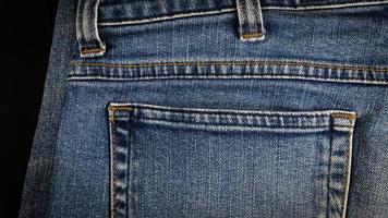 fundo de textura de jeans jeans azul foto
