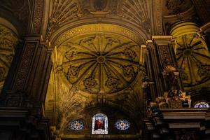 málaga, andaluzia, espanha, 2017 vista interior da catedral da encarnação foto