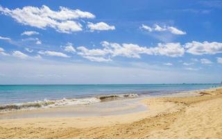 praia tropical mexicana 88 punta esmeralda playa del carmen méxico. foto