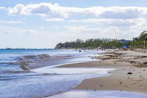 praia tropical mexicana 88 punta esmeralda playa del carmen méxico. foto